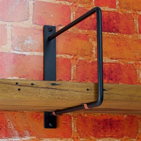 metal shelf bracket modern sides|side mount shelf brackets.